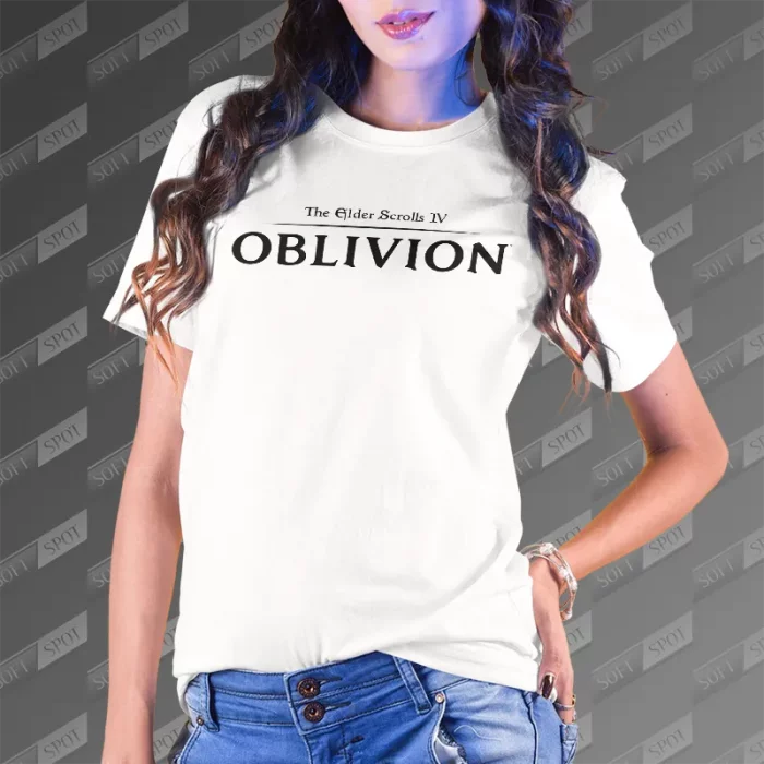 تیشرت زنانه طرح The Elder Scrolls IV Oblivion TS-869
