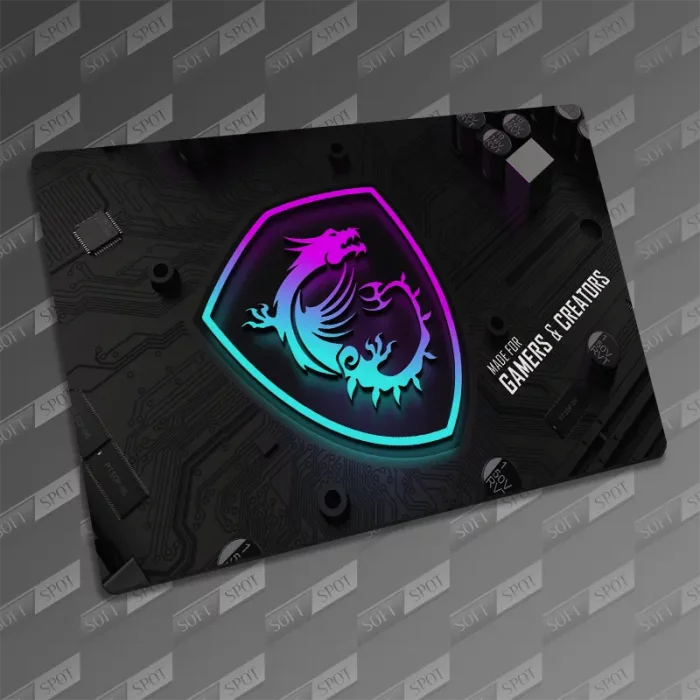 ماوس پد طرح MSI Made For Gamers and Creators MP-214