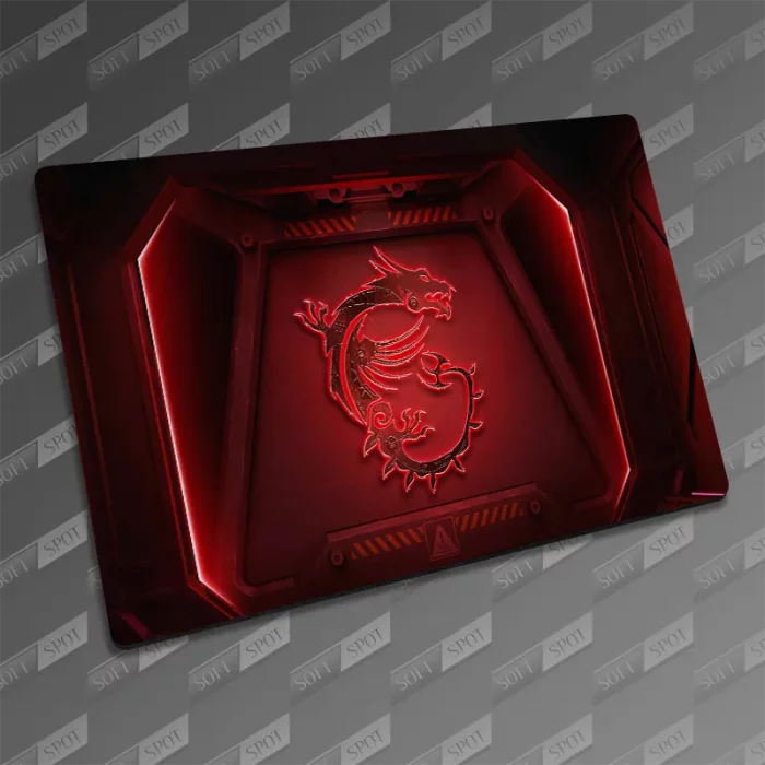 ماوس پد طرح MSI Cyber Dragon Sanctuary Red MP-216