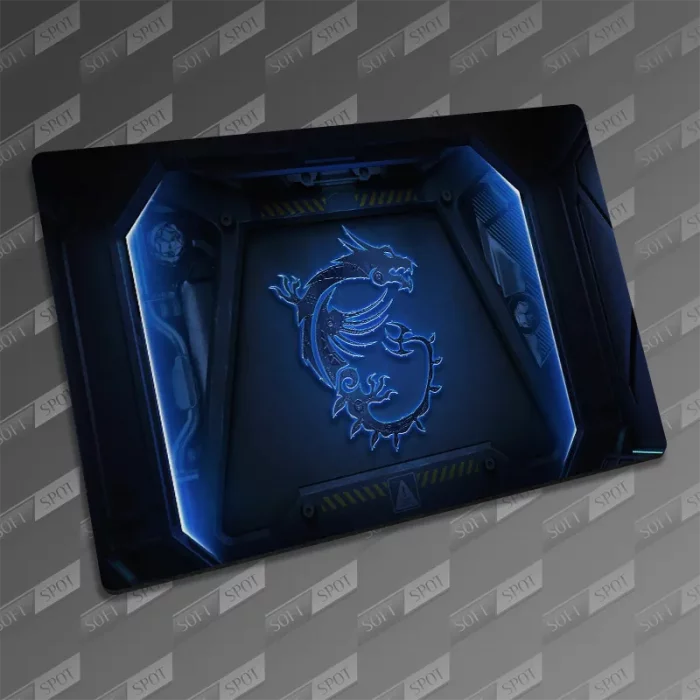 ماوس پد طرح MSI Cyber Dragon Sanctuary Blue MP-217