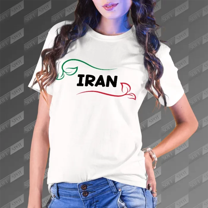 تیشرت زنانه طرح IRAN TS-881