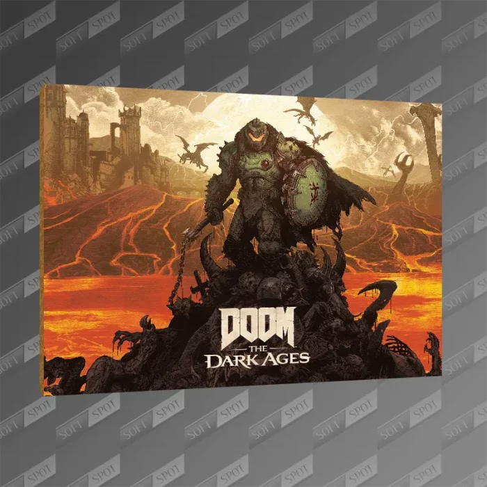 تخته شاسی طرح Doom The Dark Ages Slayer MDF-225