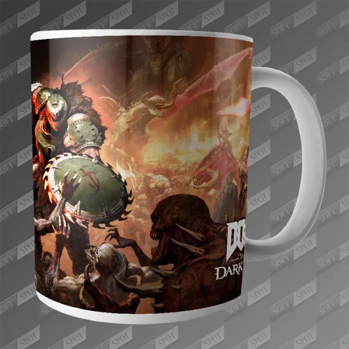 ماگ طرح Doom The Dark Ages Key art MG-605