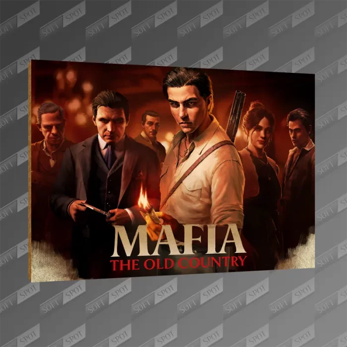 تخته شاسی طرح Mafia The Old Country Key art MDF-239