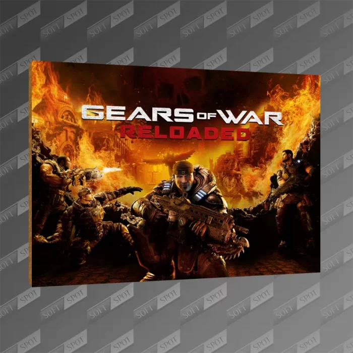 تخته شاسی طرح Gears of War Reloaded Key art MDF-240