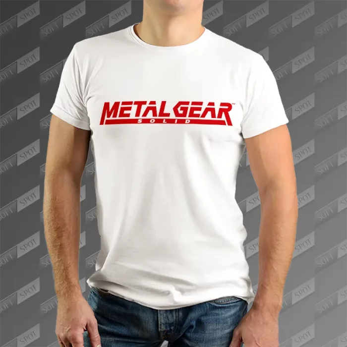 تیشرت مردانه طرح Metal Gear Solid Logo TS-917