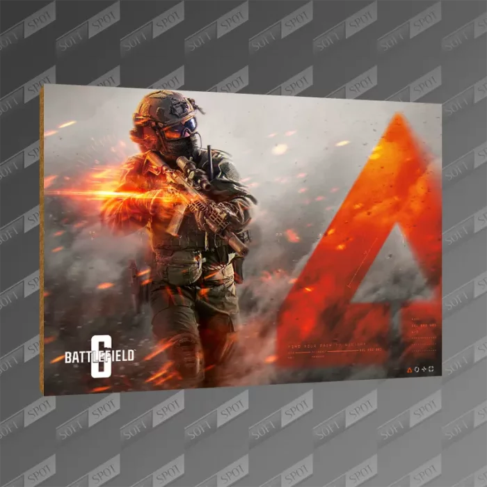 تخته شاسی طرح Battlefield 6 Assault MDF-248