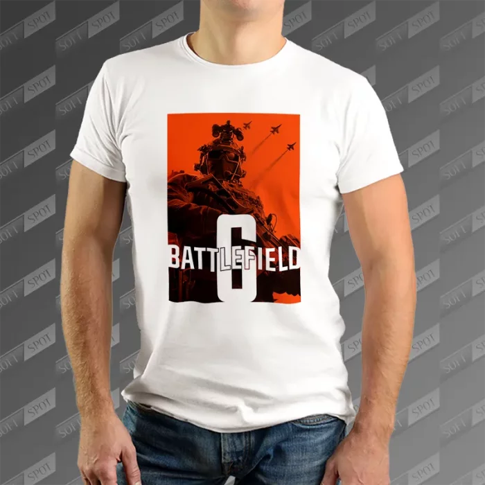 تیشرت مردانه طرح Battlefield 6 Phantom Edition TS-929