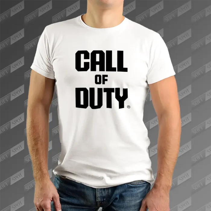 تیشرت مردانه طرح Call of Duty Logo TS-946