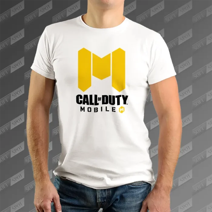 تیشرت مردانه طرح Call of Duty Mobile Logo TS-947