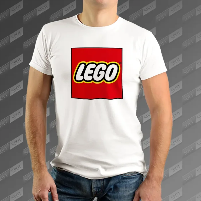 تیشرت مردانه طرح LEGO Logo TS-956