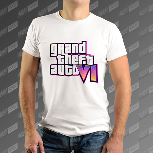 تیشرت مردانه طرح GTA VI TS-348