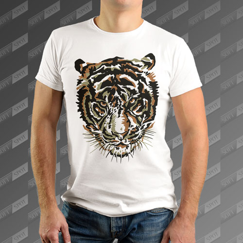 تیشرت مردانه طرح The Tiger TS-357