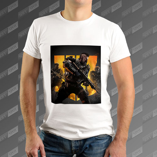 تیشرت مردانه طرح Call of Duty Black Ops 4 TS-373