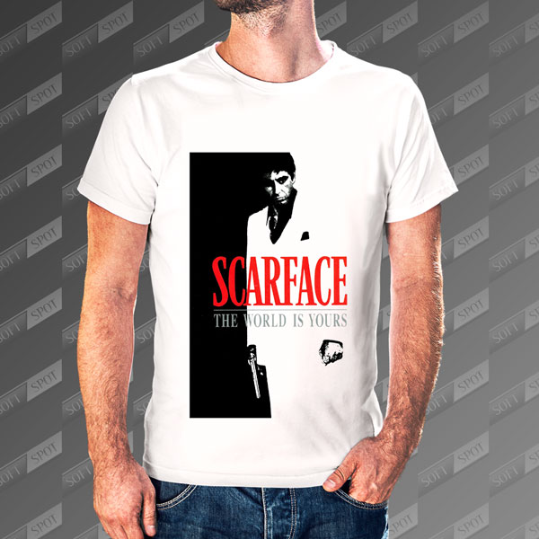 تیشرت مردانه طرح Scarface TS-200