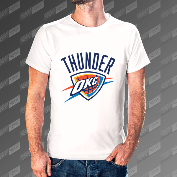 تیشرت مردانه طرح Oklahoma City Thunder TS-225