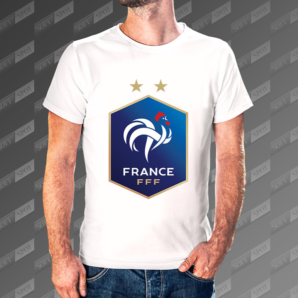 تیشرت مردانه طرح France National Football Team TS-214