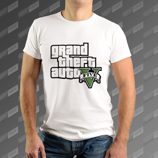 تیشرت مردانه طر ح Grand Theft Auto V TS-31