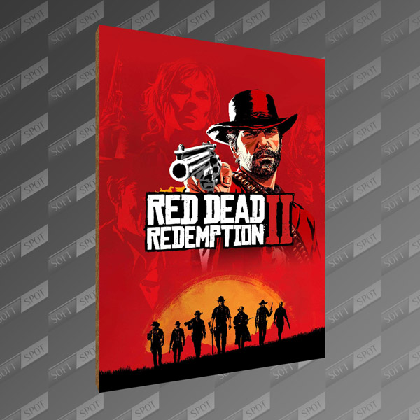 تخته شاسی طرح Red Dead Redemption 2 MDF-03
