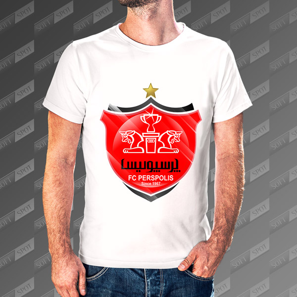 تیشرت مردانه طرح Perspolis FC TS-09
