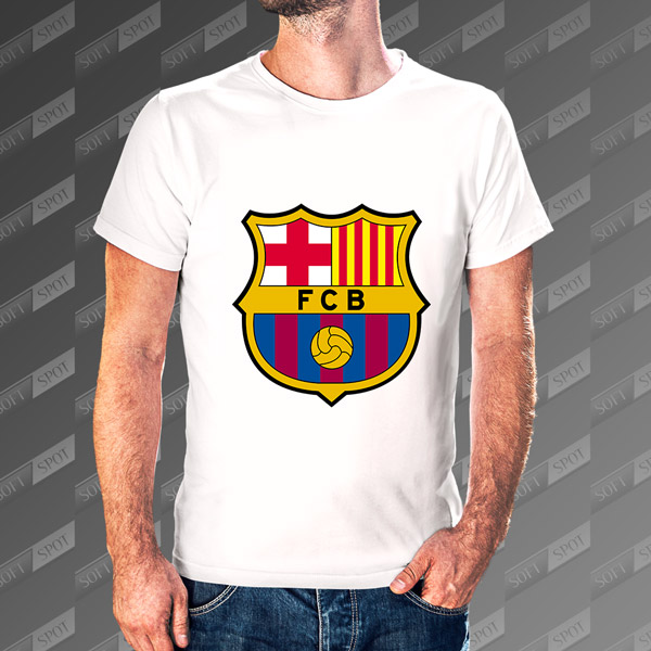 تیشرت مردانه طرح FC Barcelona TS-05