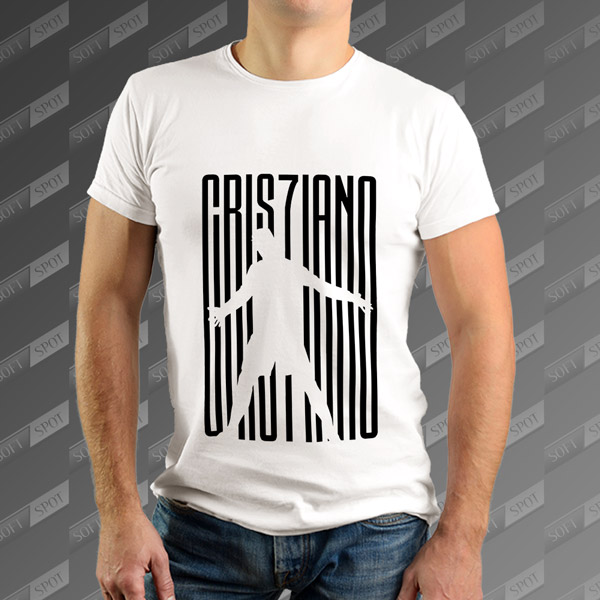 تیشرت مردانه طرح Cristiano Ronaldo TS-457