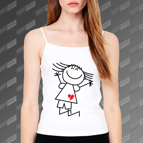 تاپ زنانه طرح روز دختر TS-466