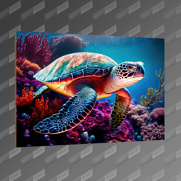 تخته شاسی طرح Sea Turtle MDF-54