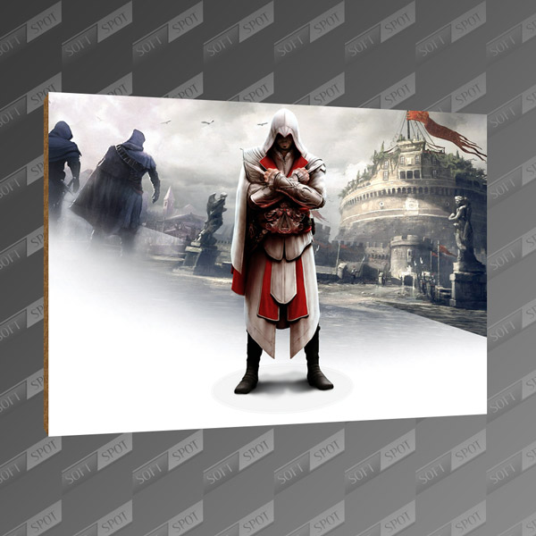تخته شاسی طرح Assassins Creed Brotherhood Ezio Auditore MDF-66