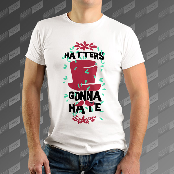 تیشرت مردانه طرح Hatters Gonna Hate TS-479