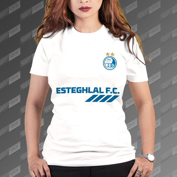 تیشرت زنانه طرح Esteghlal FC TS-483