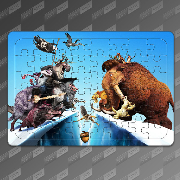 پازل طرح Ice Age Continental Drift PZL-18