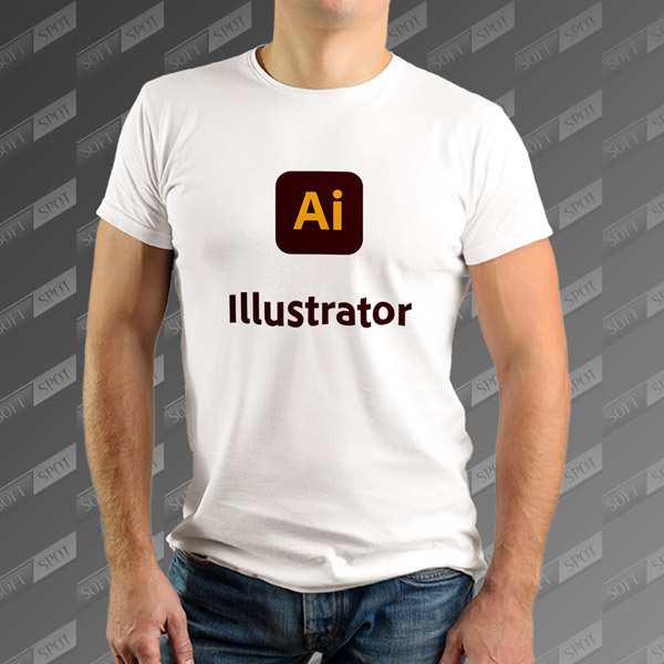 تیشرت مردانه طرح Illustrator TS-495