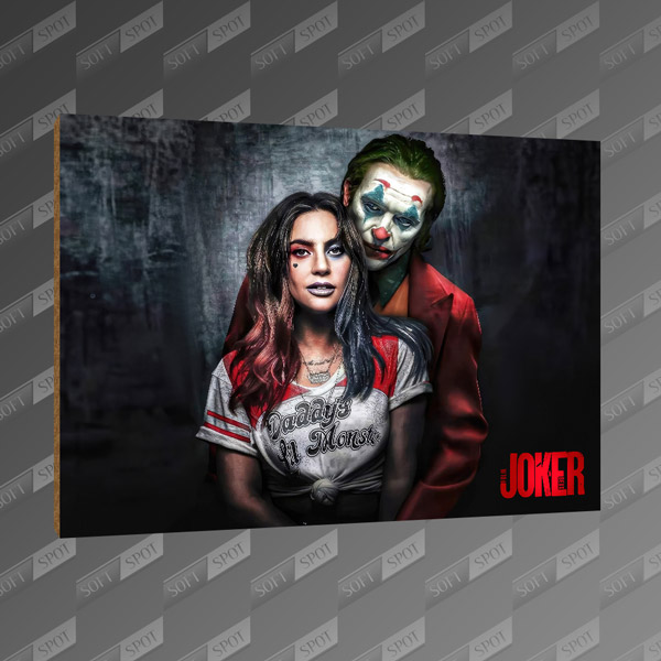 تخته شاسی طرح Joker Folie à Deux MDF-77