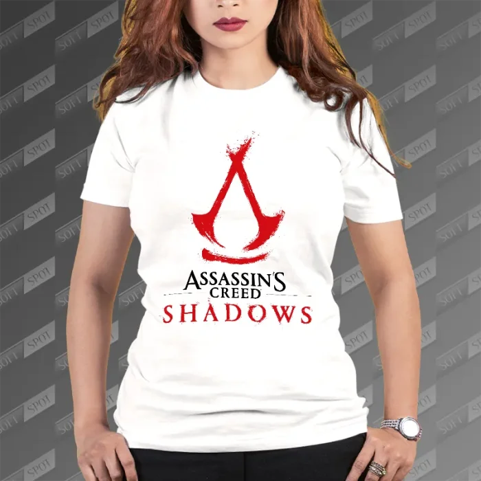 تیشرت زنانه طرح Assassins Creed Shadows TS-517