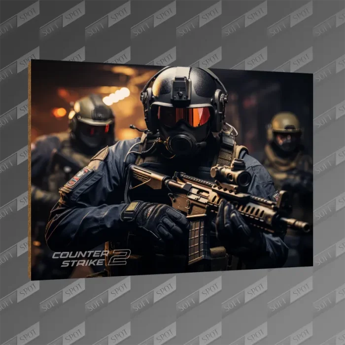 تخته شاسی طرح Counter-Strike 2 MDF-93