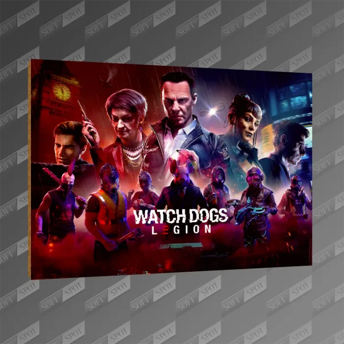 تخته شاسی طرح Watch Dogs Legion Characters MDF-105