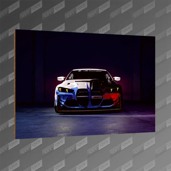 تخته شاسی طرح BMW M4 GT4 MDF-115