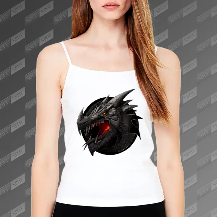 تاپ زنانه طرح Black Dragon TS-547