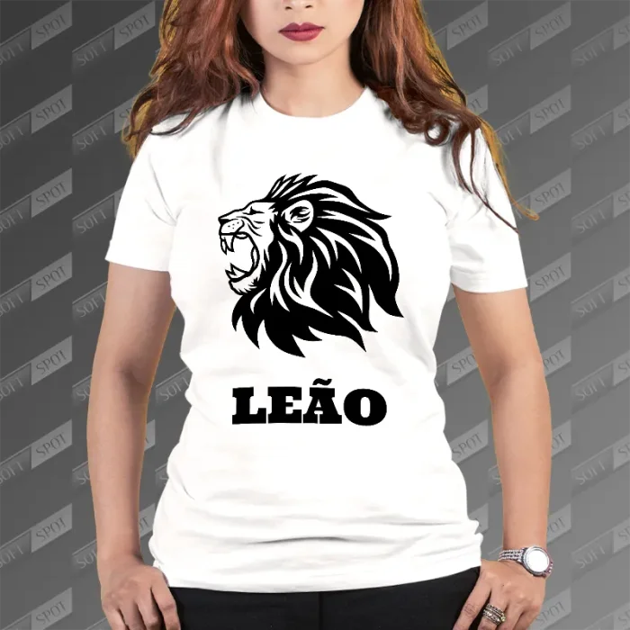تیشرت زنانه طرح LEAO TS-552