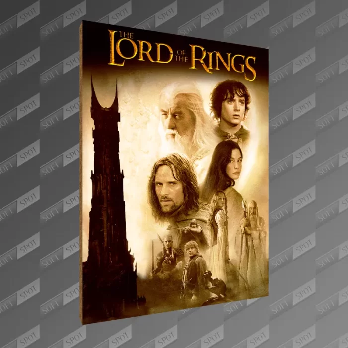تخته شاسی طرح The Lord of the Rings Main Characters MDF-125