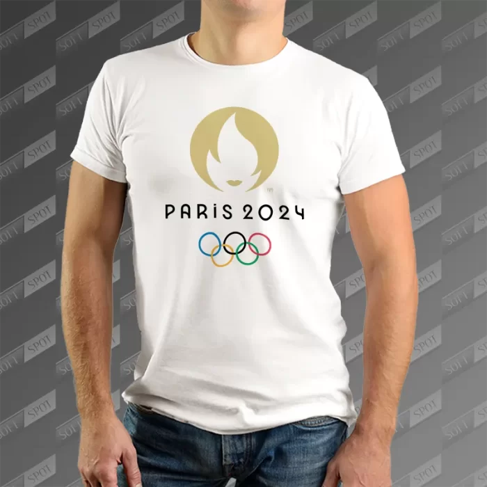 تیشرت مردانه طرح Paris 2024 Olympics TS-566