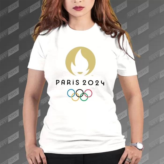 تیشرت زنانه طرح Paris 2024 Olympics TS-567