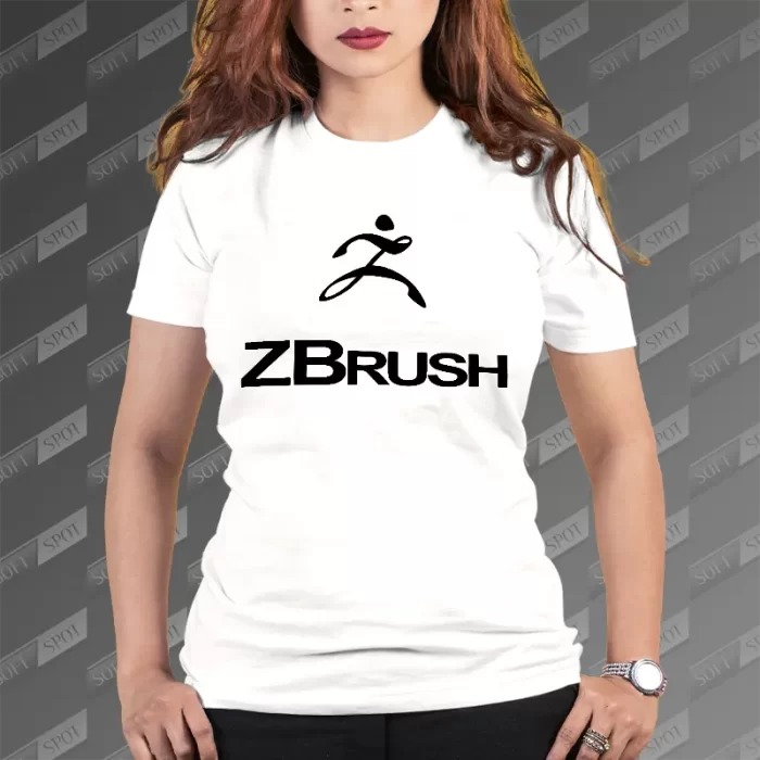 تیشرت زنانه طرح ZBrush TS-578