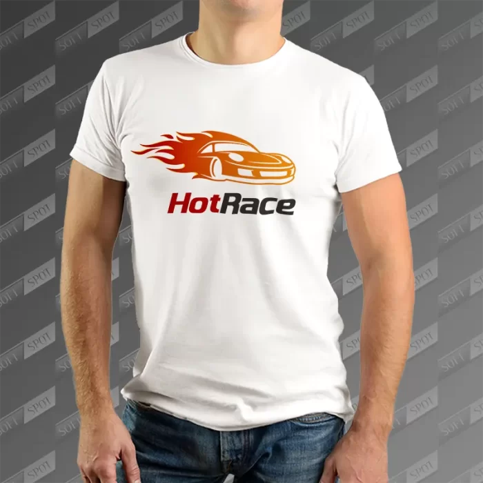 تیشرت مردانه طرح Hot Race TS-589
