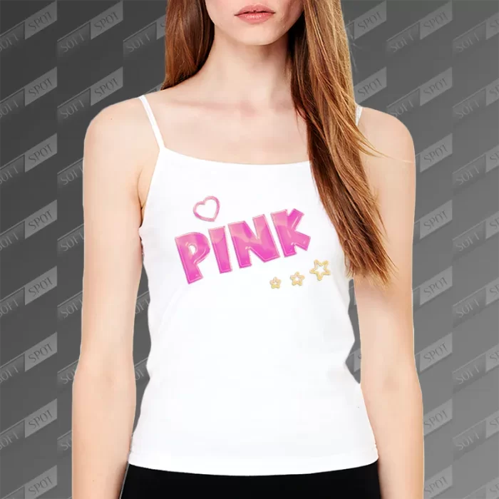 تاپ زنانه طرح PINK TS-625