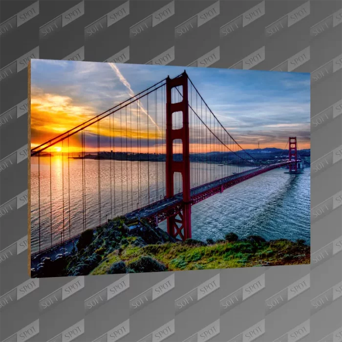 تخته شاسی طرح Sunrise at San Francisco MDF-154