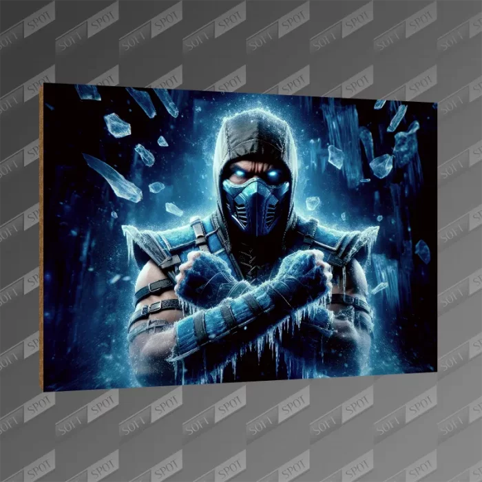 تخته شاسی طرح Mortal Kombat Sub Zero MDF-158
