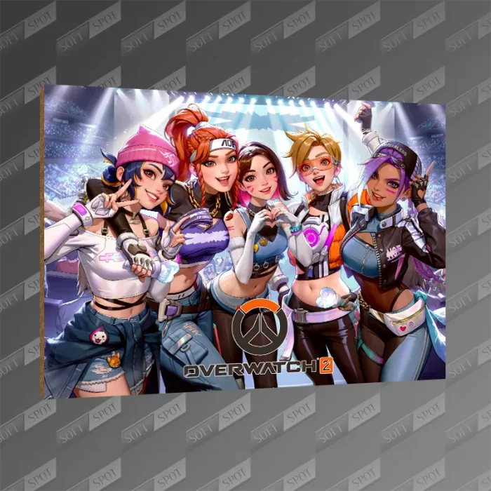 تخته شاسی طرح Overwatch 2 LE SSERAFIM MDF-164