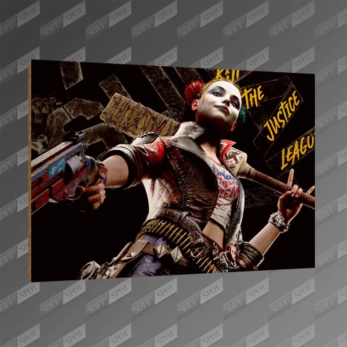 تخته شاسی طرح Suicide Squad Kill the Justice League Harley Quinn MDF-166